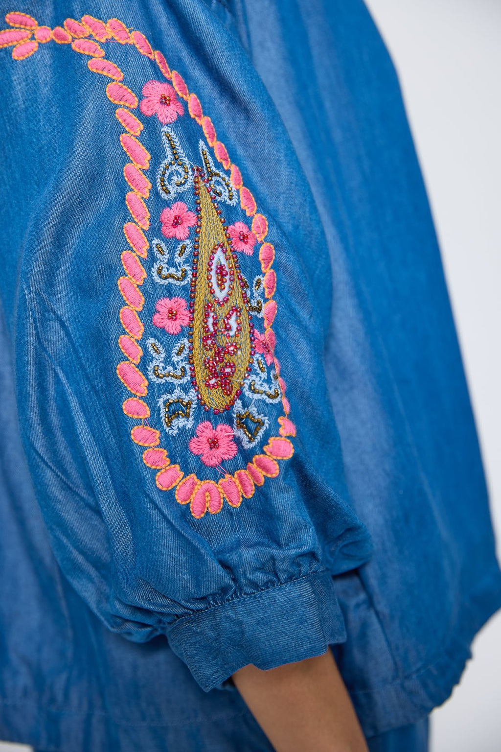 Chaqueta Denim de Lyocell Rainbow Drops-Md’m