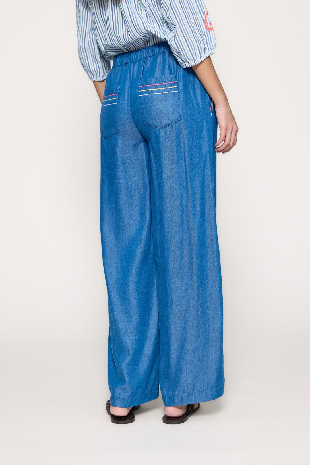 Pantalón Fluido de Lyocell Rainbow Dros-Md’m