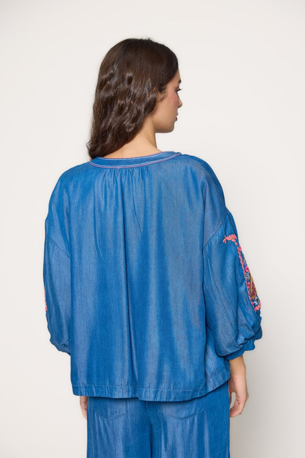 Chaqueta Denim de Lyocell Rainbow Drops-Md’m