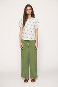 Pantalón Fluido de Tencel Caqui-Md’m